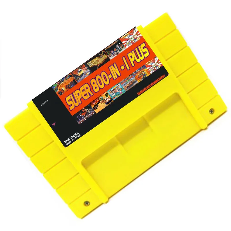 家庭用ゲームソフト Super 800 in 1 Amazon.com: Retrotech Super 800 In 1 Game Cartridge For SNES