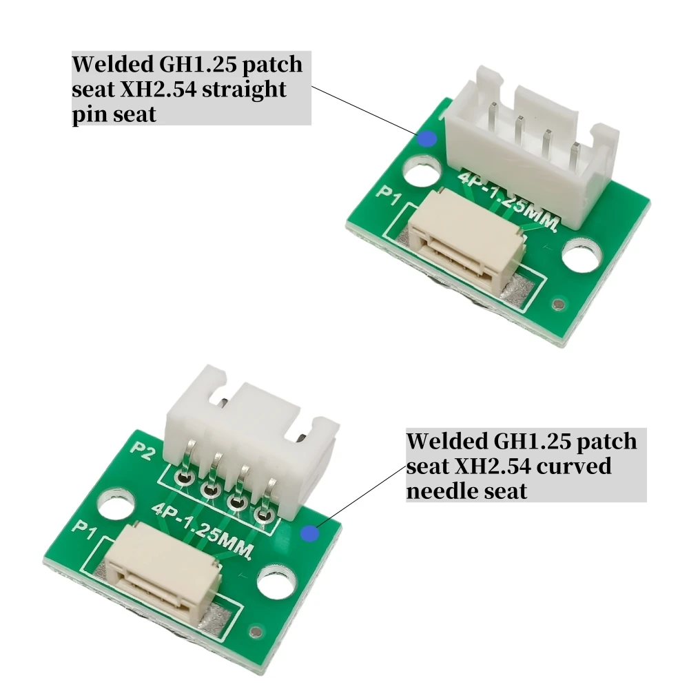 GH1.25 transfer plate 1.25 to 2.54MM single row welded GH1.25 buckle seat 4/6/8/10/12P