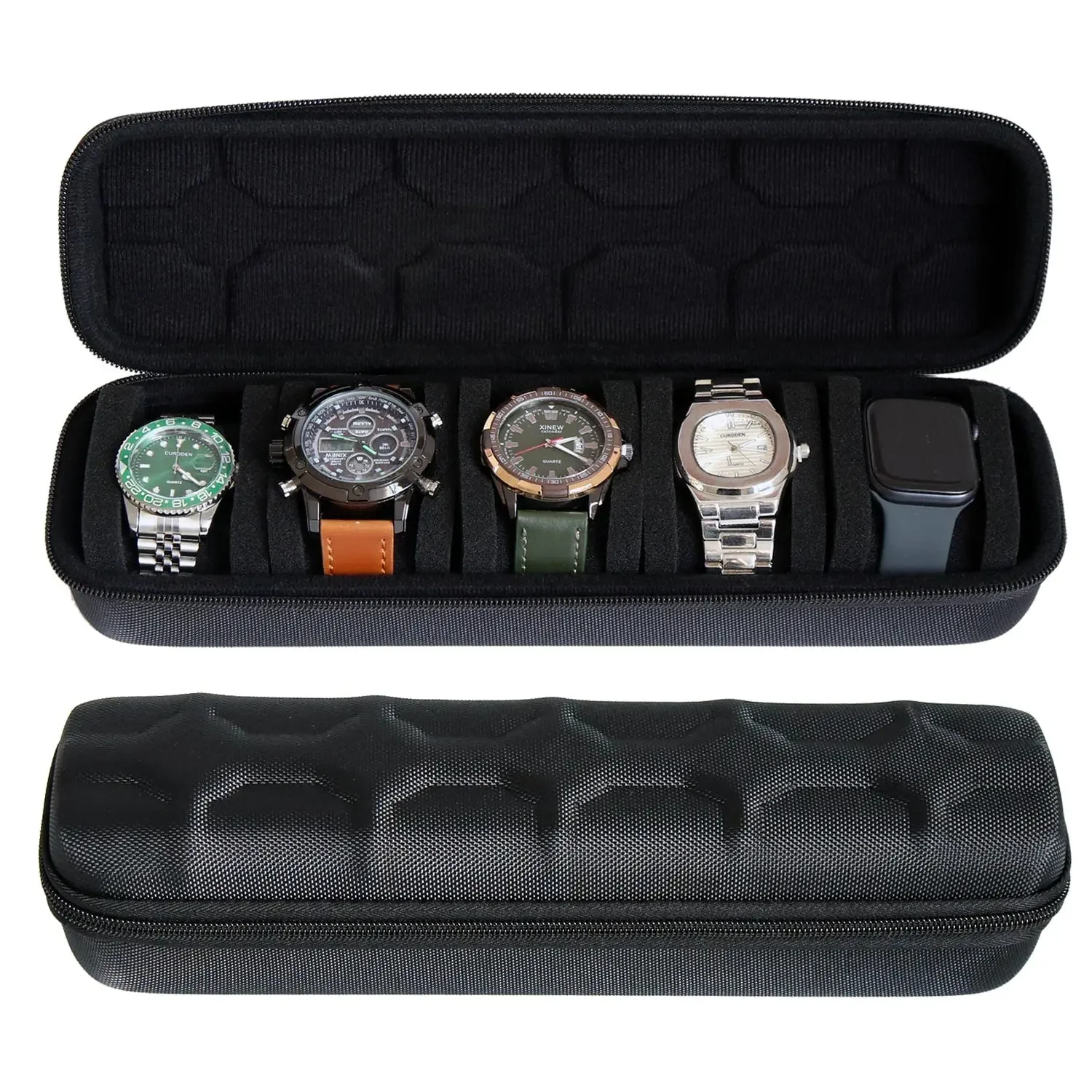 Watch Box Organizer For Men or Women Watch Travel Case Portable Storage Watch Display Holder For Wristwatches and Smart Watches watch storage box watch storage pouch watch storage bag watch display stand