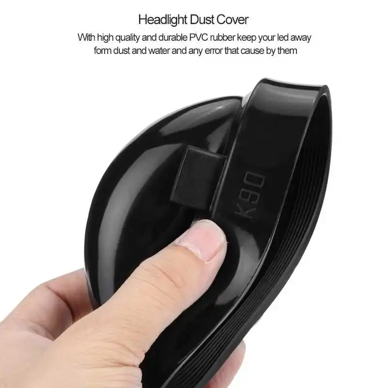 Universal Waterproof Rubber Dust Cover for Car Headlight Sealing