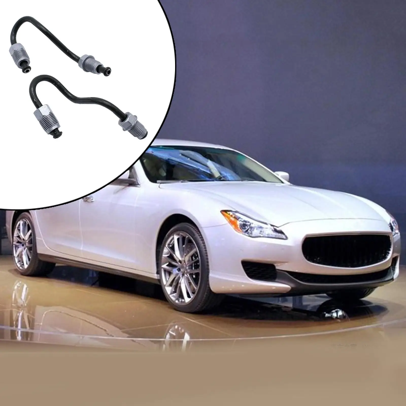 Car Brake Hoses 1K0611763E 1K0611764L 1K061176495 A1190 1K0611763F 1 Pair Brake Caliper Pipes 3 TT Improve Sensitivity