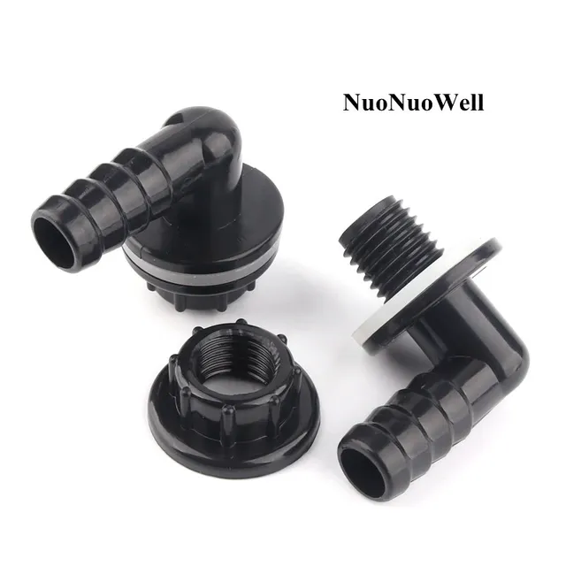 1Pc 3/8 "-14 Mm -Es Akváriumi Haltartály -Tömlőszerelők Vízi Kedvtelésből Tartott Víztartály 90 Fokos Könyök Vízvezetékcsövek Lefolyó Csatlakozók - Image 4