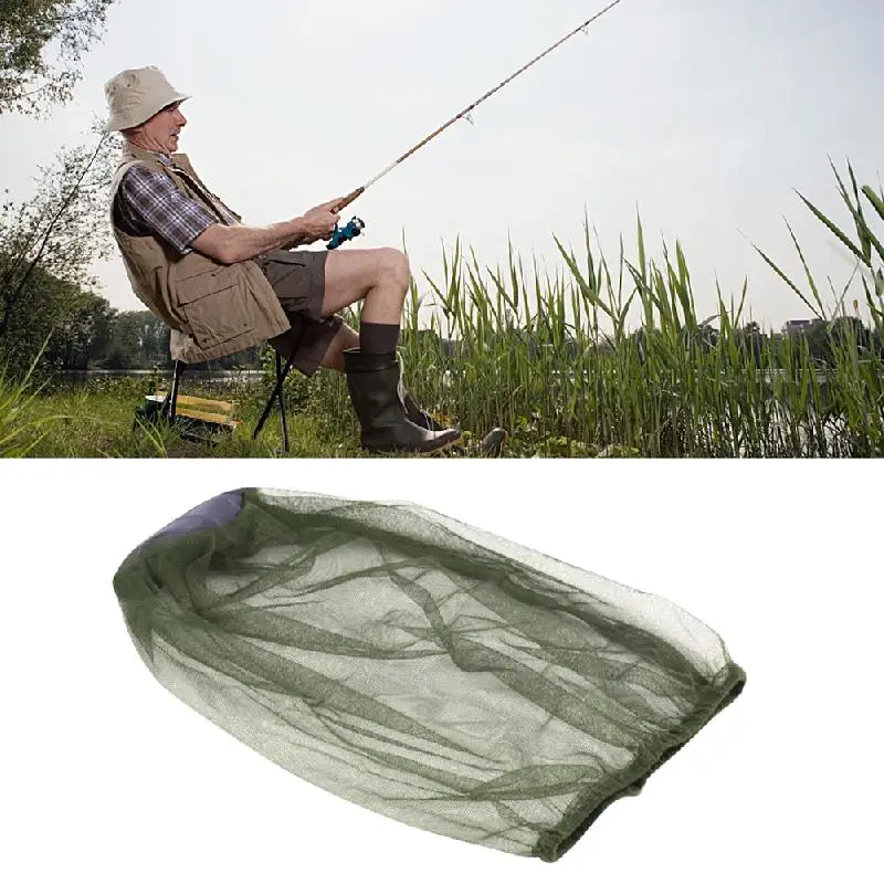 Outdoor Fishing Cap Anti Mosquito Insect-proof Cap Mesh Top Net Cover Face Protector Sunshade Travel Camping Fishing Accessories
