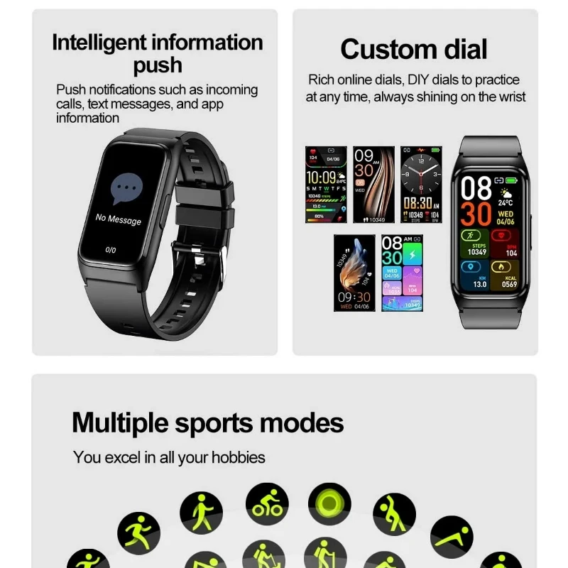 2025 New Smartwatch blood oxygen Heart Rate sleep health