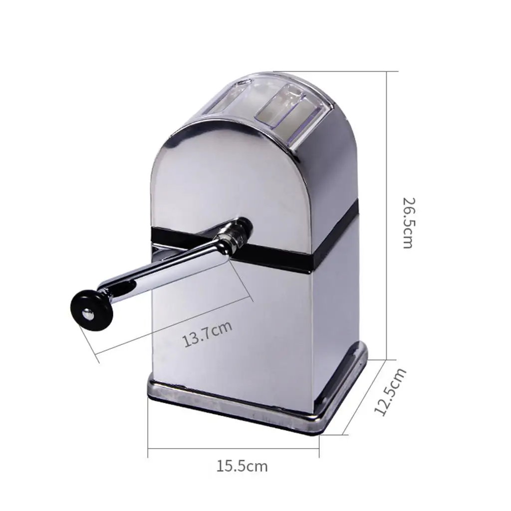Manual Ice Crusher Mini Shaver Shredding Ice Block Breaking Machine DIY 6