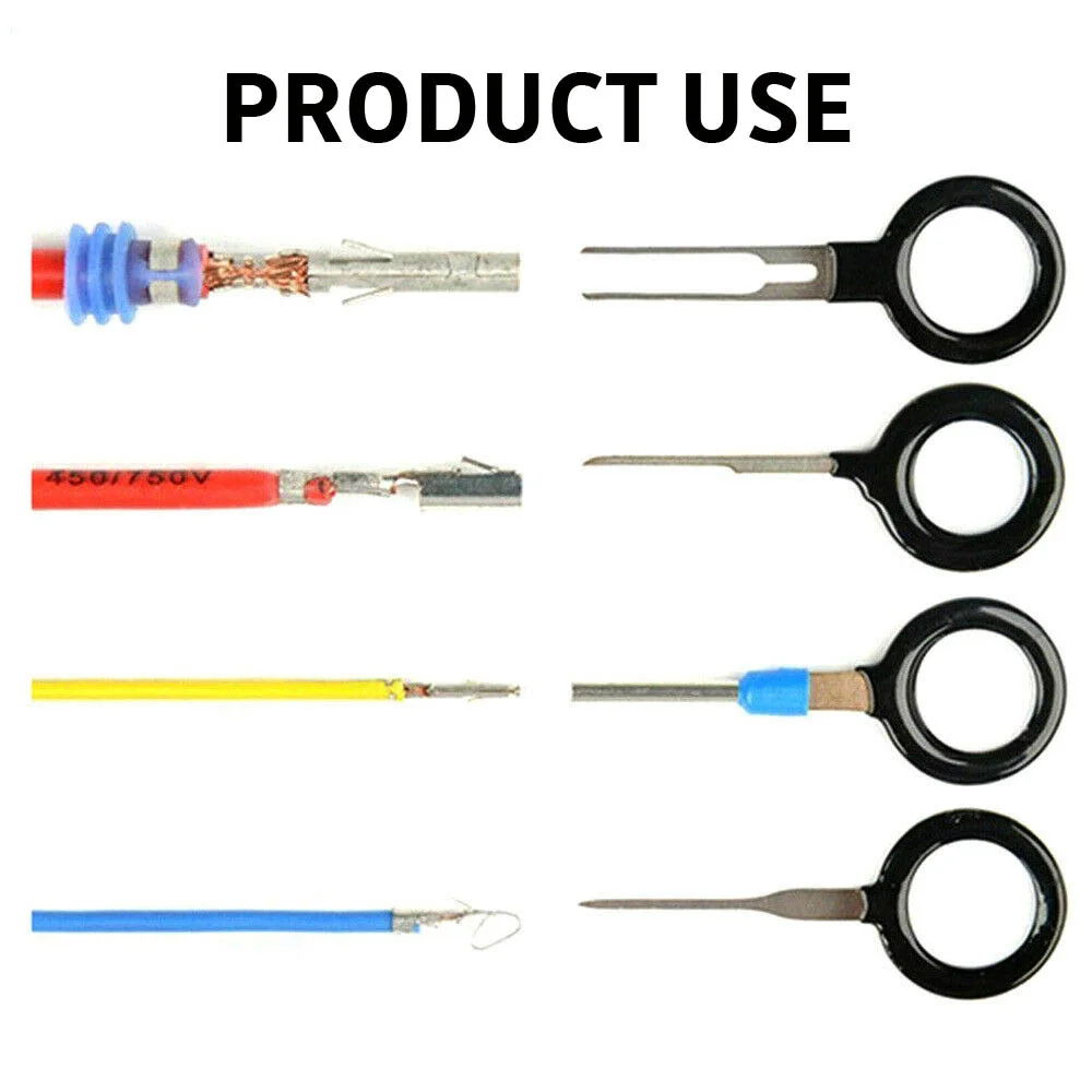 100pcs Puller Tool Motorist Kit Wires Pin Extractor Automotive Stylus Tooling Set Car Terminals Removal Auto Disassembly Tooling 4