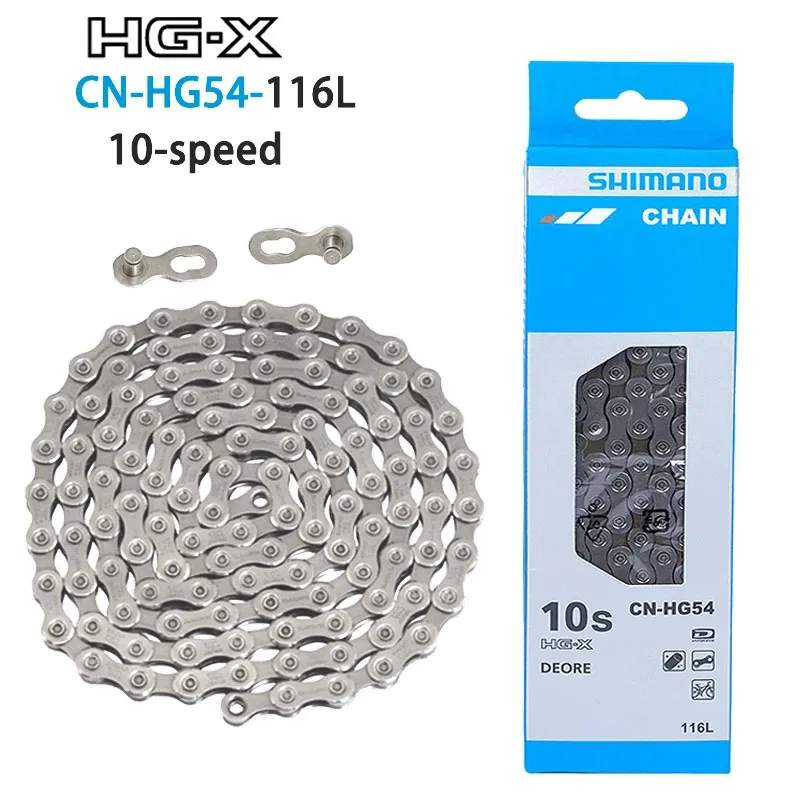 SHIAMNO DEROE SLX HG 8-12Speed Bicycle Chain HG40 HG53 HG601 HG701 HG901 M7100 M8100 116L For MTB Road Racing Bike