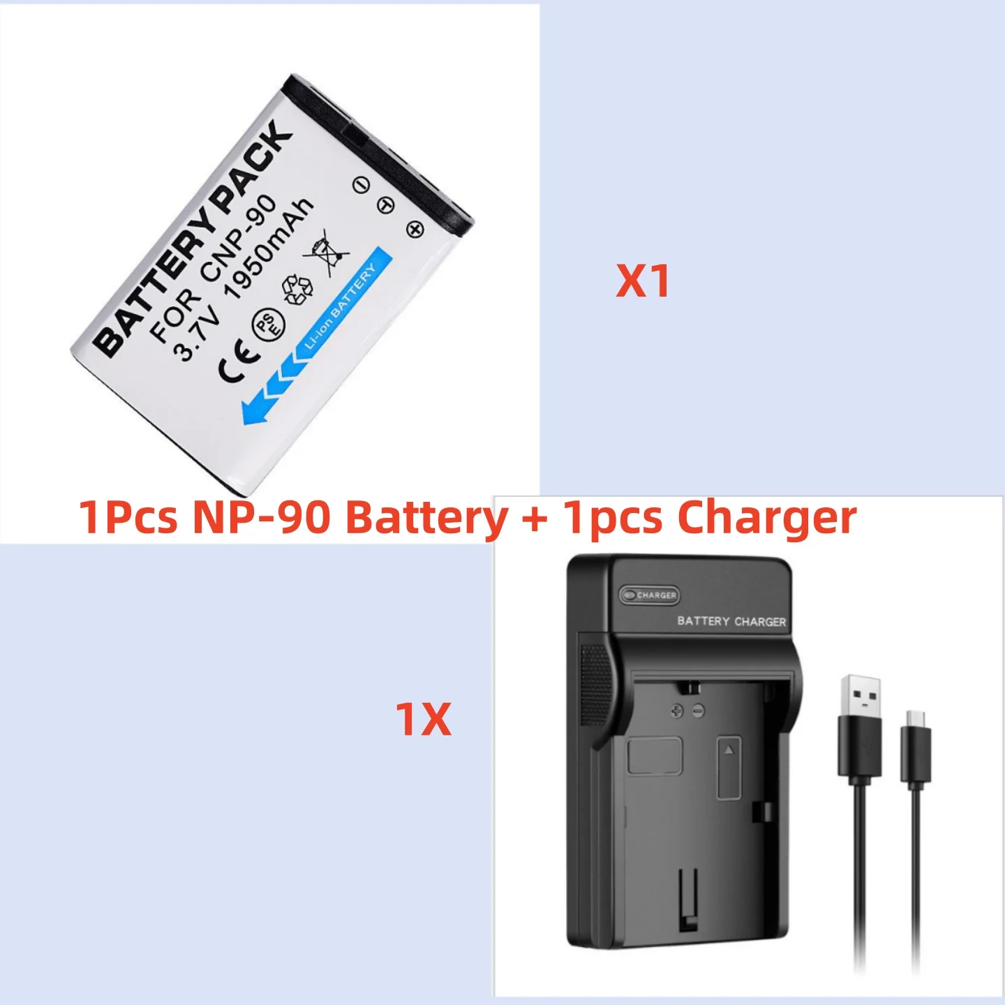 Amsahr Camera and Camcorder Digital Replacement Battery for Casio NP-40, NP-40DBA, EX-Z850