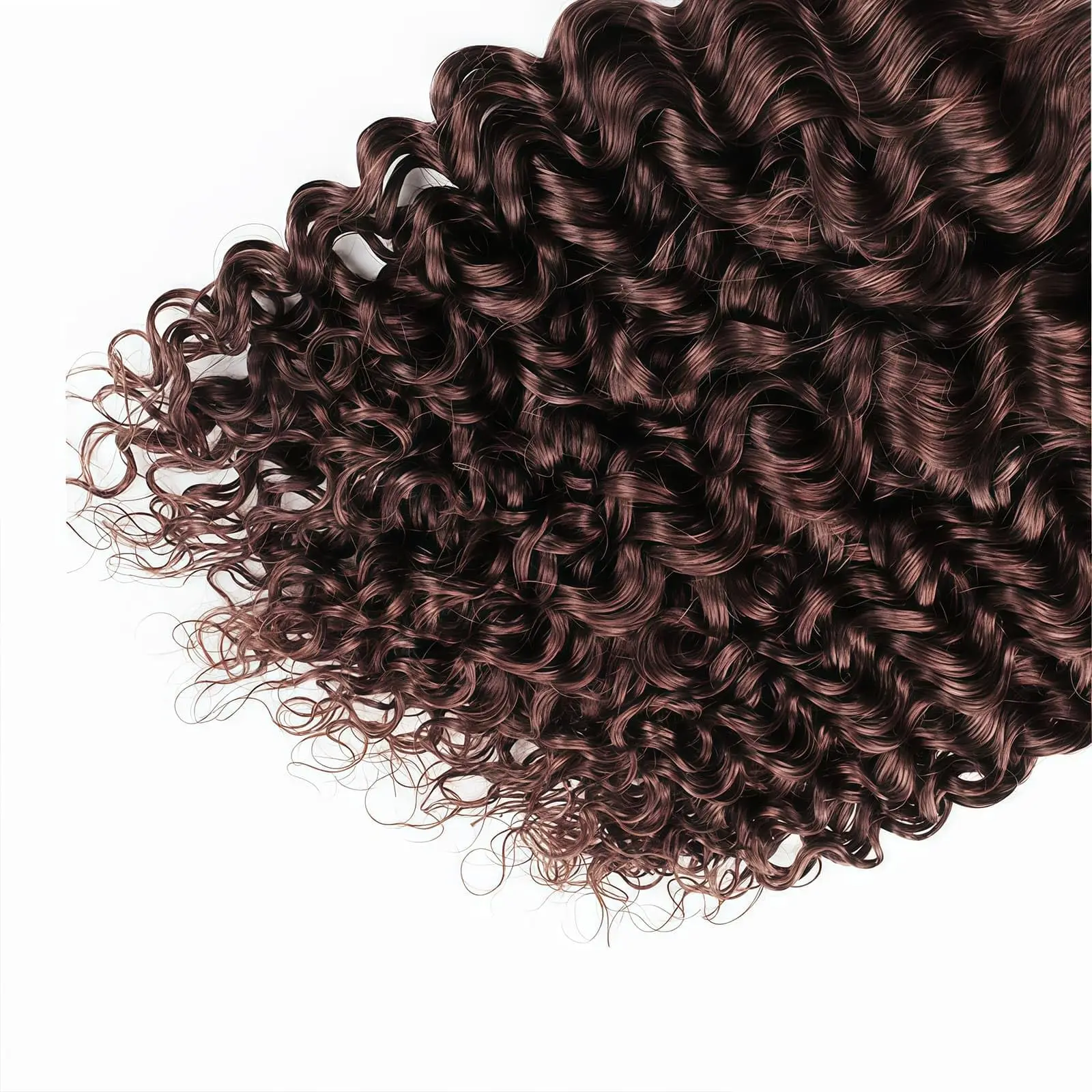 Brown Deep Wave Bundle 20 22 24 inch Color #4 Wet and Wavy Bundles #4 Brown Human Hair Bundle Chocolate 5