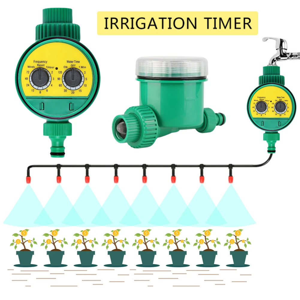 Garden irrigation timer Controller Programmable Timer Ball Valve Watering Tools for G3/4 Thread Faucet self-timer watering timer