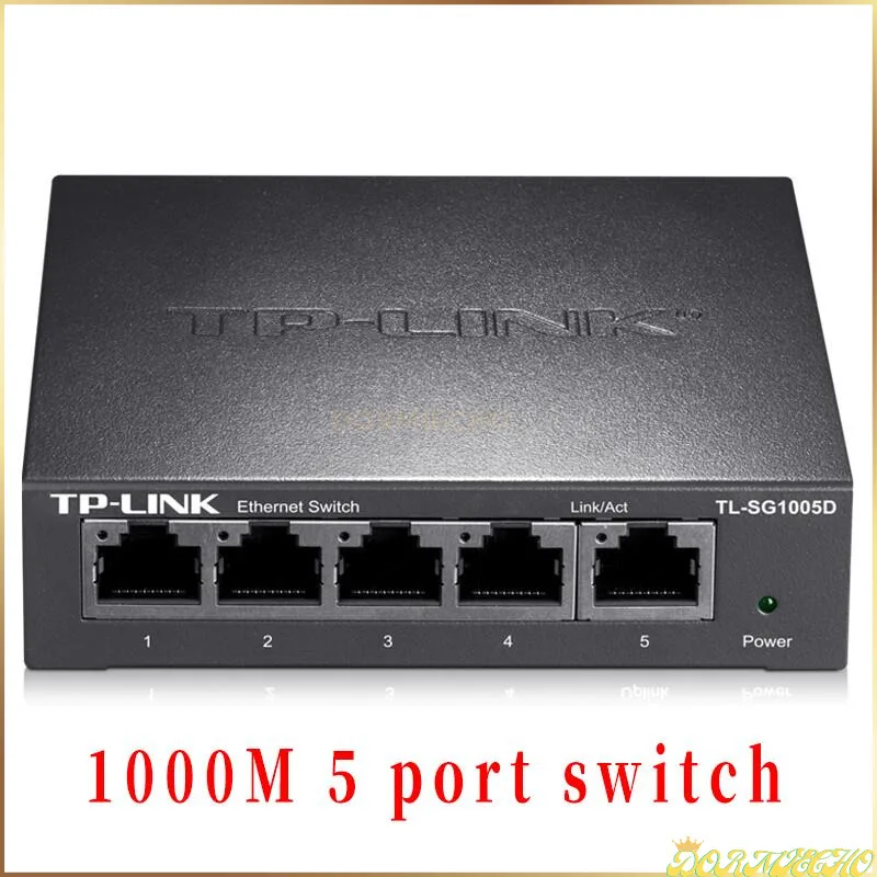 

Коммутатор сетевой гигабитный, 1000 Мбит/с, 5 портов, RJ45
