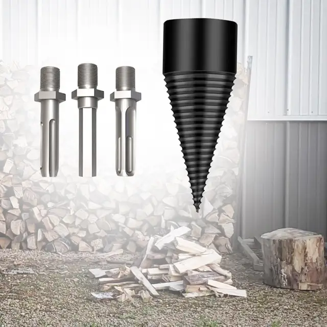 Fendeuse De Bûches Fendeuse À Bois Perceuse Robuste Perceuse Vis Cône