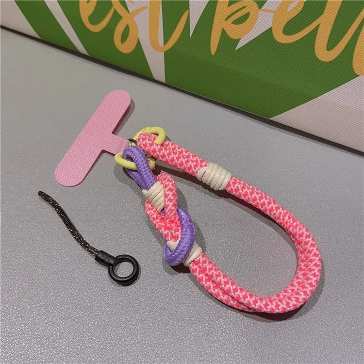 Handgewebte Handy Universal Lanyard Handgelenk Strap Outdoor Sport Bequeme Sicherheit Anti-drop Seil Kurze seil männer frauen Gril – Detail 9