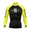 Mens Long Sleeve Rashguard Upf 50 Sun Protection Surf Shirt Quick Dry Breathable Swimming Tight T-shirt Summer 2023 Gym Clothes 1
