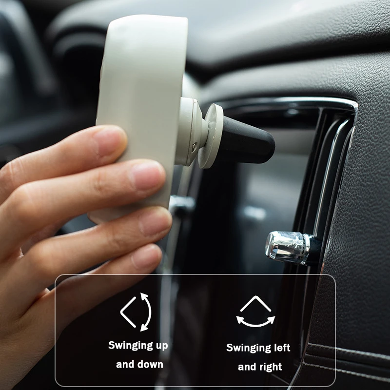 Car Mounted Small Fan USB Small Electric Fan for Car Air Outlet Gale Cool Colorful Light Automotive Supplies 1 PC electric fan car fan