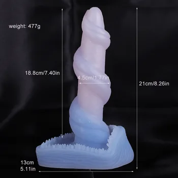 Tentacle Toys Octopus Huge Anal Dildo Silicone Anal Plug Monster Prostate Massager Hand-free With Suction Cup Vaginal G-Spot Toy 6