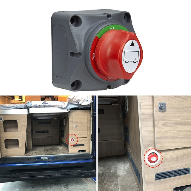 Auto Batterie Trennen Schalter 12V 24V Marine 300A Dual Batterie Masse  Schalter 2 Position Cut Off Schalter für auto Boot Yacht RV - AliExpress