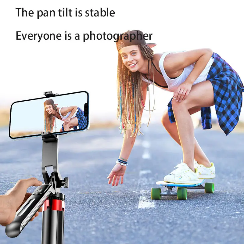 Foldable Selfie Stick 360&deg;Rotation Flexible Smartphone Selfie Stick Wireless Remote Control 1.8m outdoor travel selfie stick tripod selfie stick sports camera selfie stick cell phone selfie stick smartphone selfie stick
