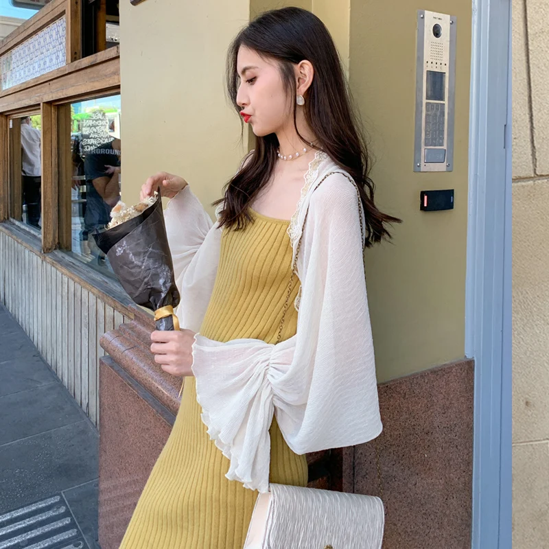 White Beige Lace Women Bolero for Wedding