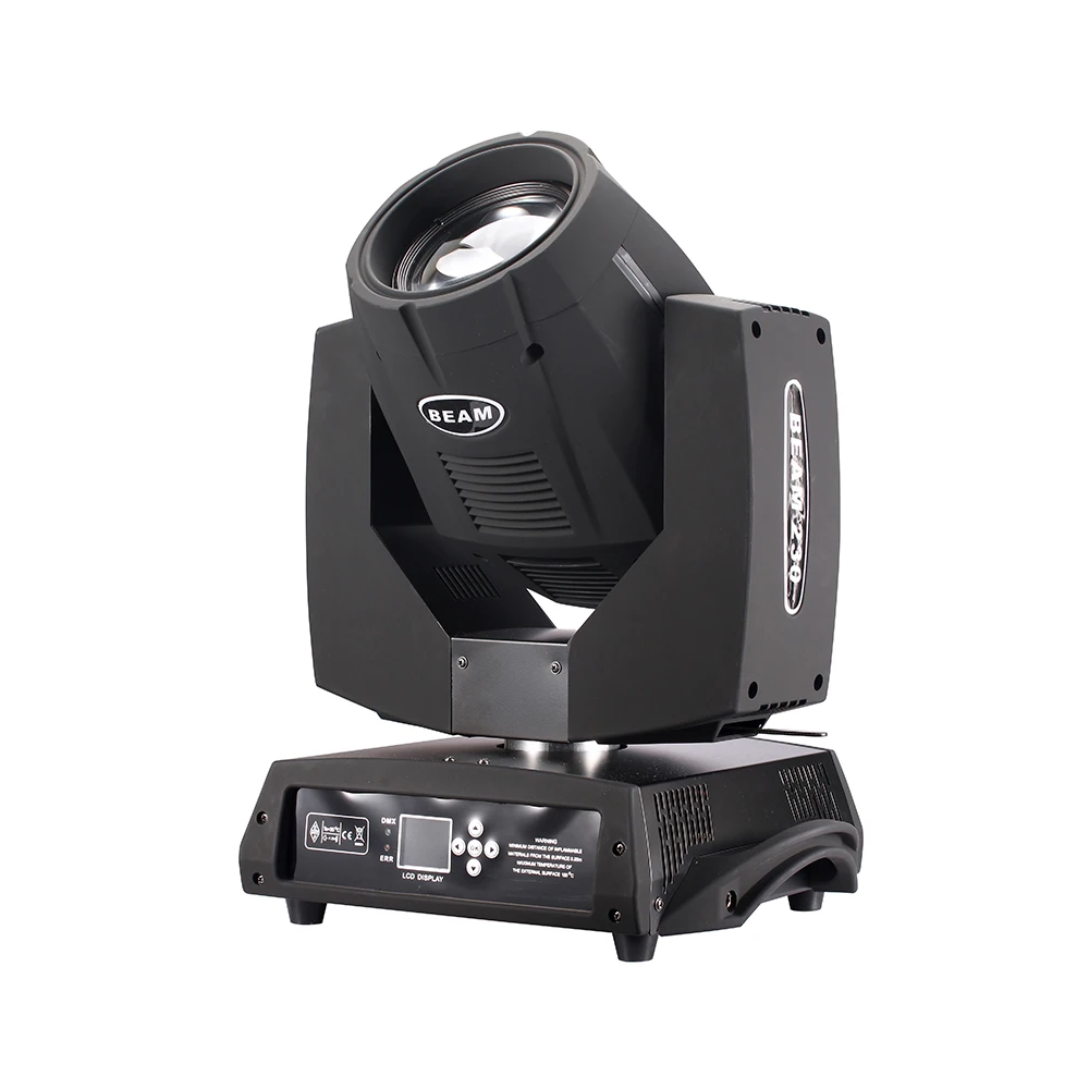 LED 230W 7R Shake Head DMX Beam Light with Rotating 8 + 16 + 24 Prism Stage Effect for DJ Parties Disco Club Wedding Concert led stage light,moving beam light