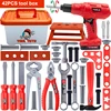 42PCS Tool Box Set Toy Simulation Repair Play House Toy Boy Repair Electric Drill Screwdriver Play House Complete Set 6