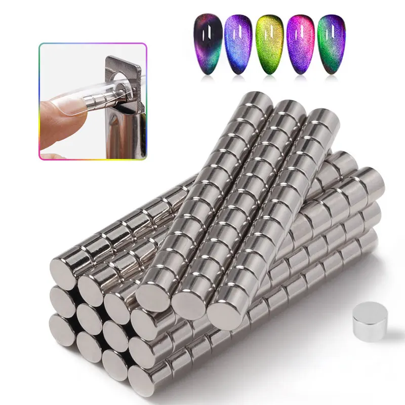 12Pcs Magnetic Stick Effect Strong Plate for UV Gel 3D Line Strip Multi-function Magnet Board Nail Art Tool