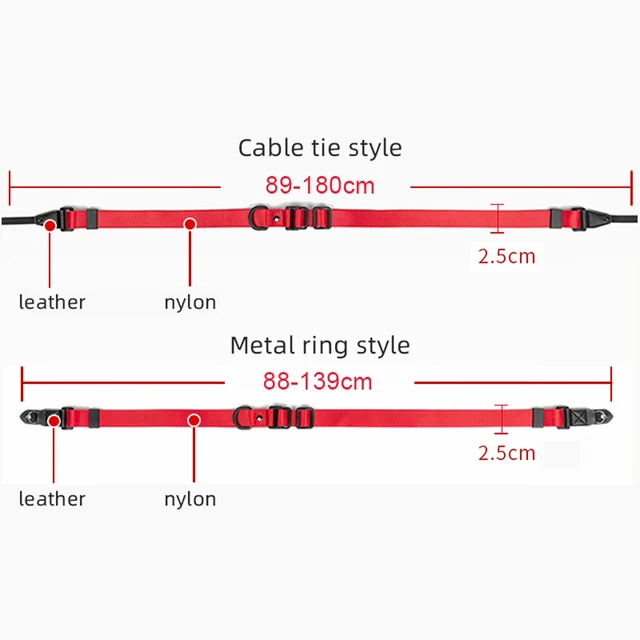sangle appareil photo de cou pour reflex numérique, ceinture de corde en nylon