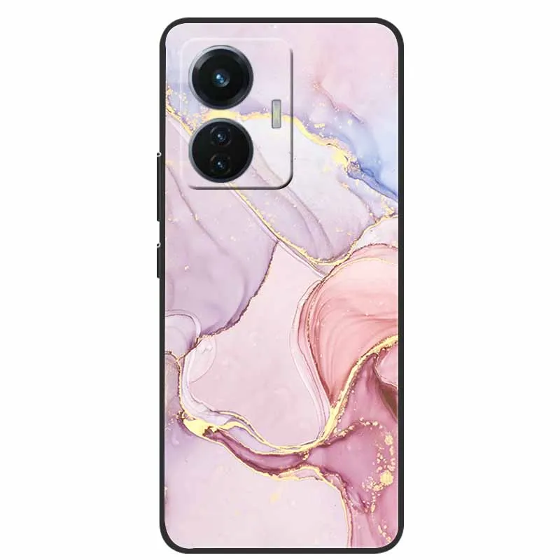 Elegant Marble Soft Silicone TPU Back Case - Shockproof Phone Cover