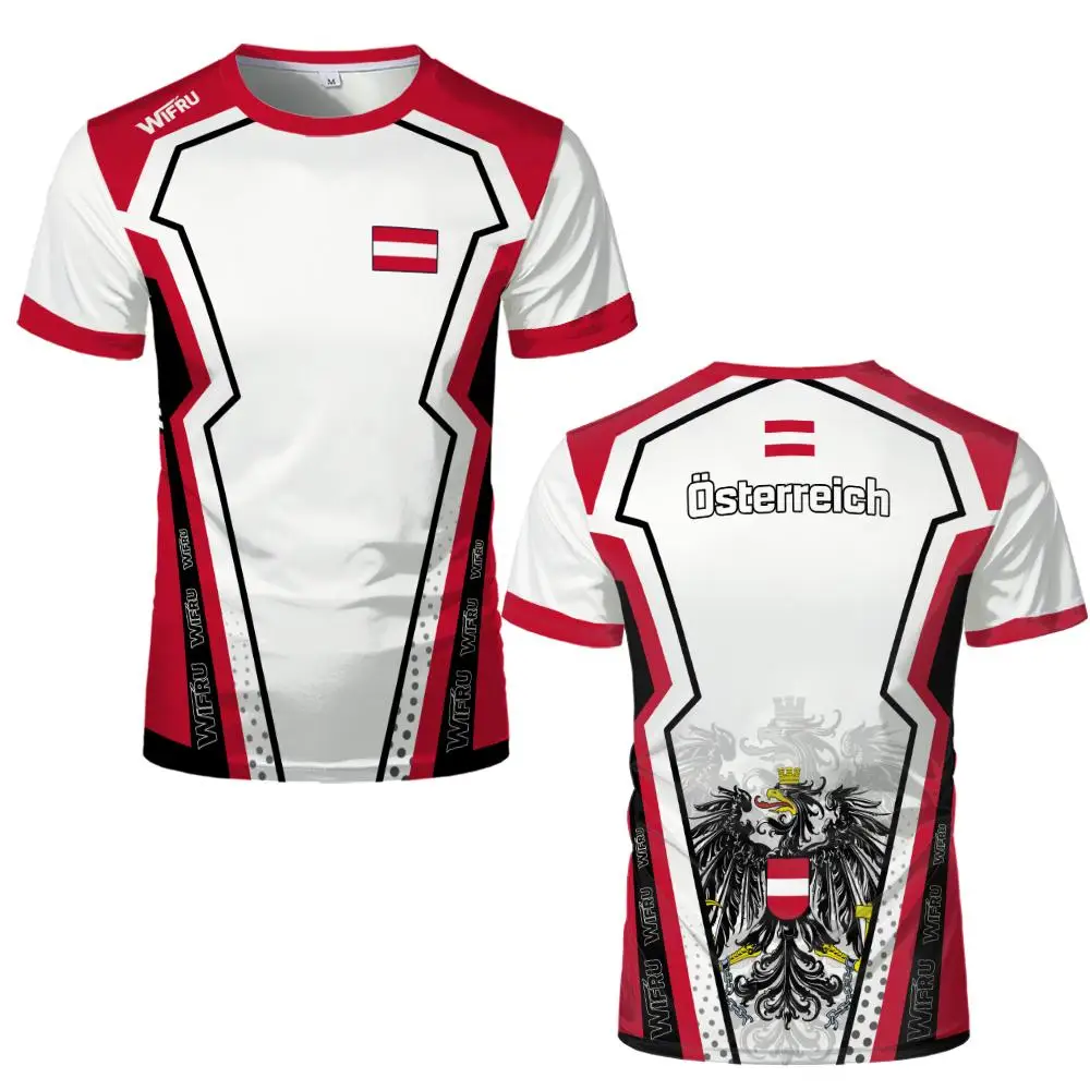 Austrian Football Jersey Unisex Breathable Quick-drying T-shirt_voghion.com