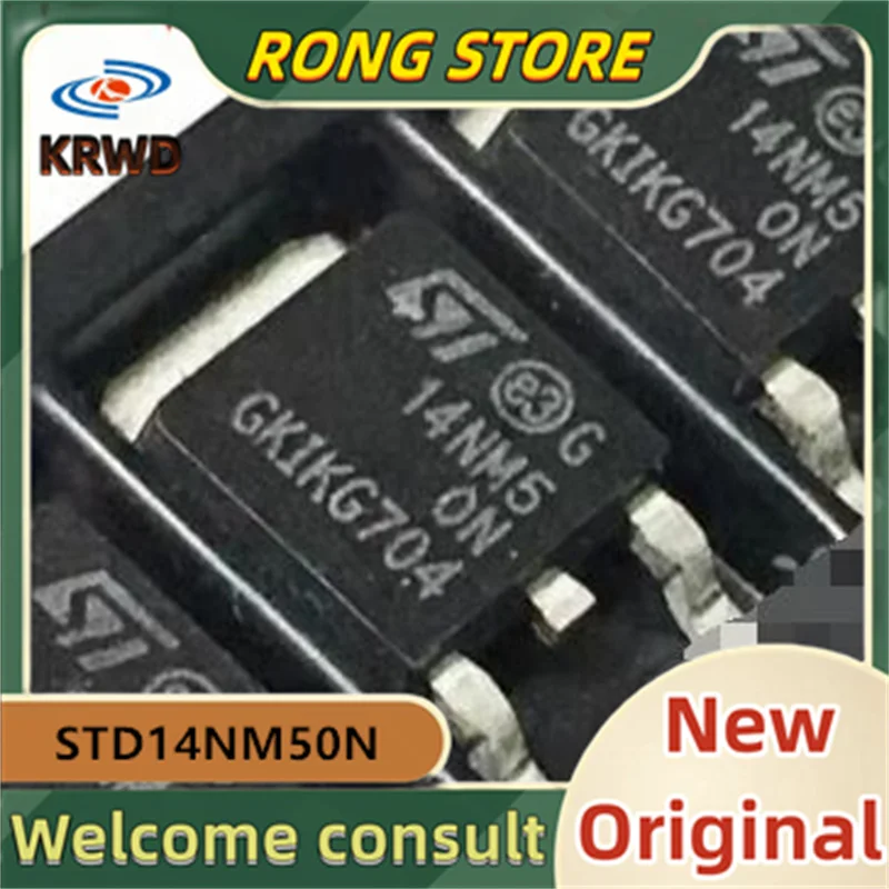 

(10 шт.) 14NM50N Новый и оригинальный чип IC STD14NM50N STD14NM50 TO-252