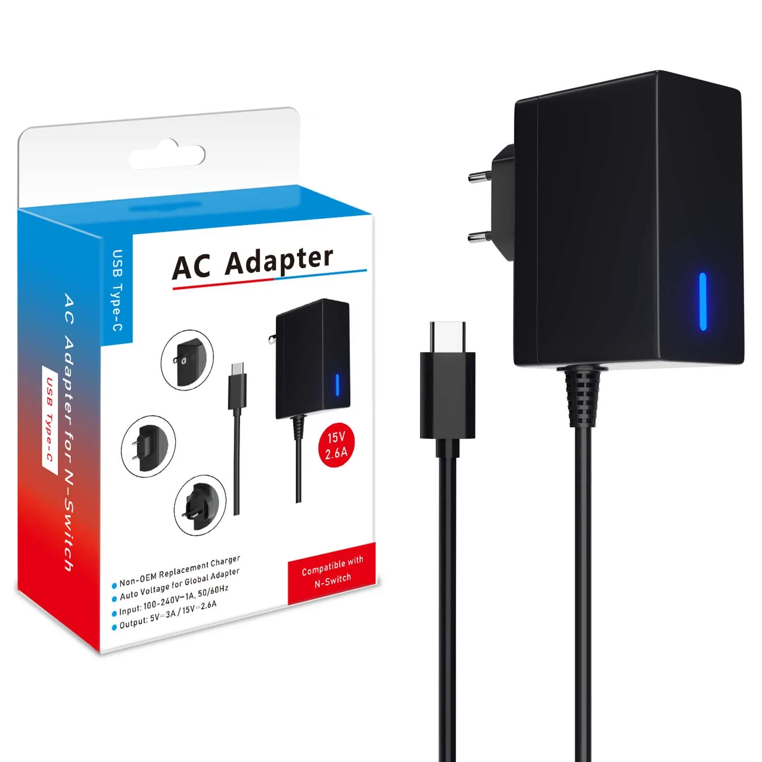 Usb C Nintendo Switch Adapter Voltage Switch Charger For Nintendo - Main Image