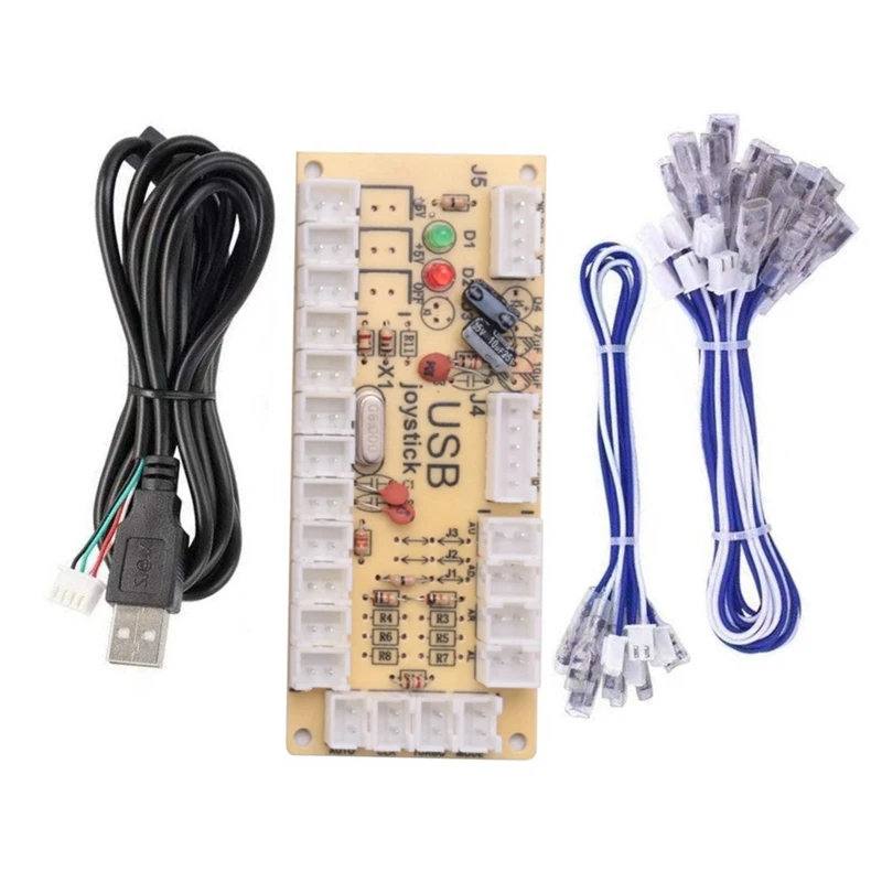 

USB-кодировщик для джойстика для ПК/PS3/Raspberry Pi/Android с кнопкой 4,8 мм SANWA