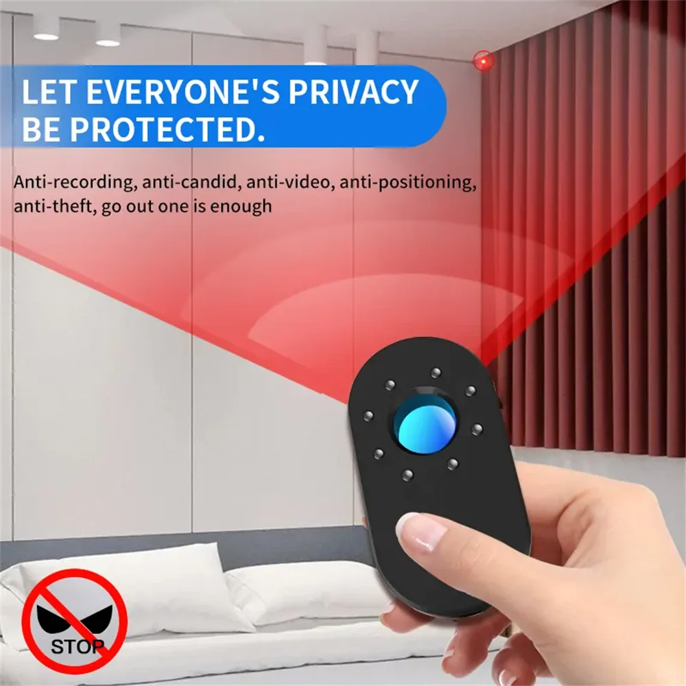 Camera Detector Multifunctional Infrared Detector Travel Mini Portable Anti-Peeping Anti-Monitoring Camera Scanner Hidden Cameras
