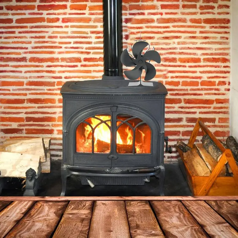 Wood Stove Fan Non-Electric Fan For Stove Thermal Fans No Electricity  Required Quiet Operation Circulating Warm Air Wood Stove - AliExpress