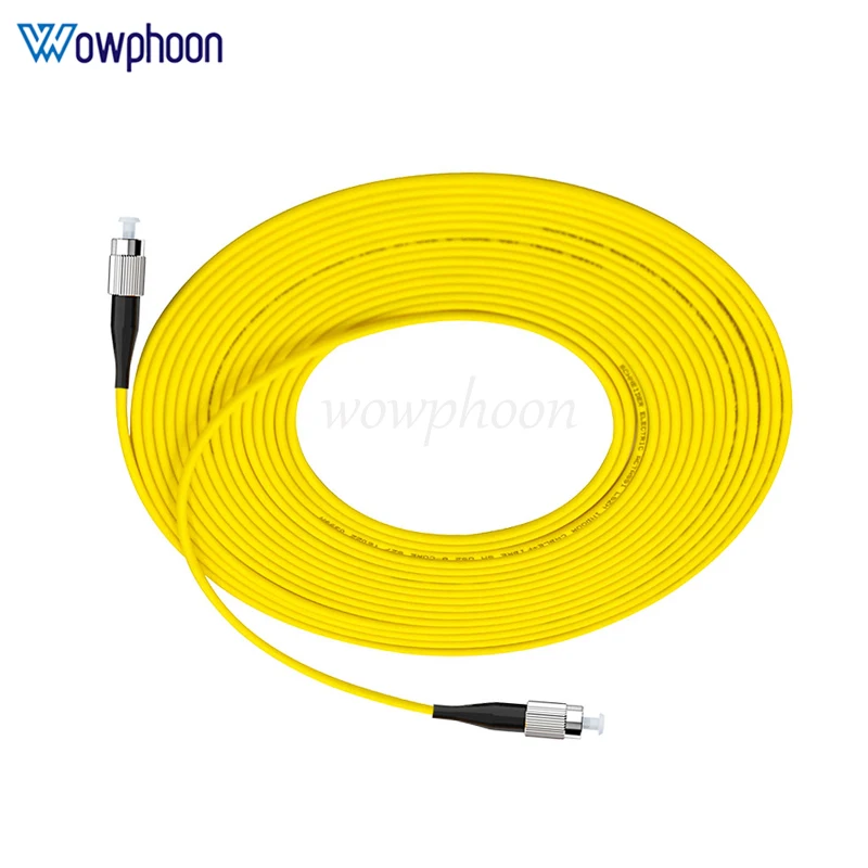 Optical Fiber Patch Cord, FC/UPC-FC/UPC Fiber Jumper, Simplex FTTH Optic Cable, 3.0mm, SM, SX customized