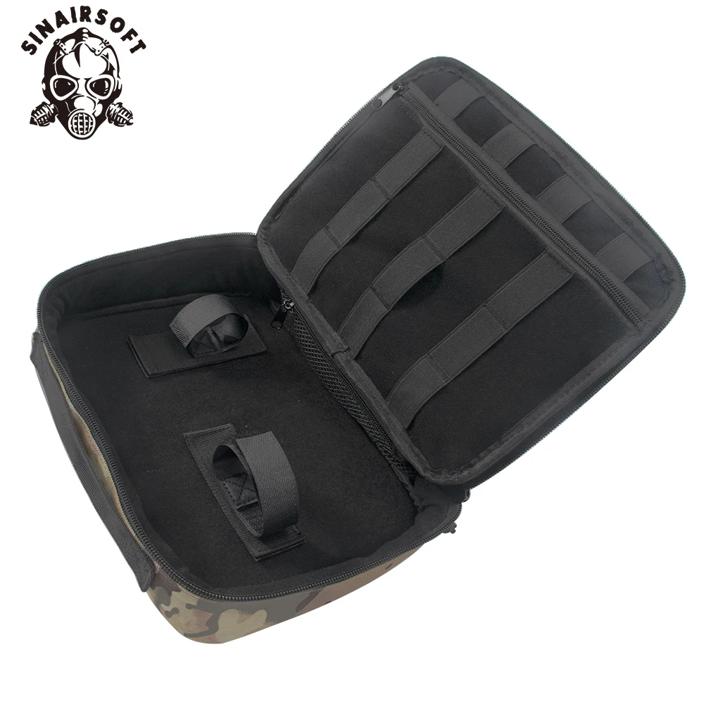 SINAIRSOFT Tactical Pistol Carry Bag Gun Case Pack Holster Portable Handgun Carrier Bag Protection Civilian Hunting Accessories 5