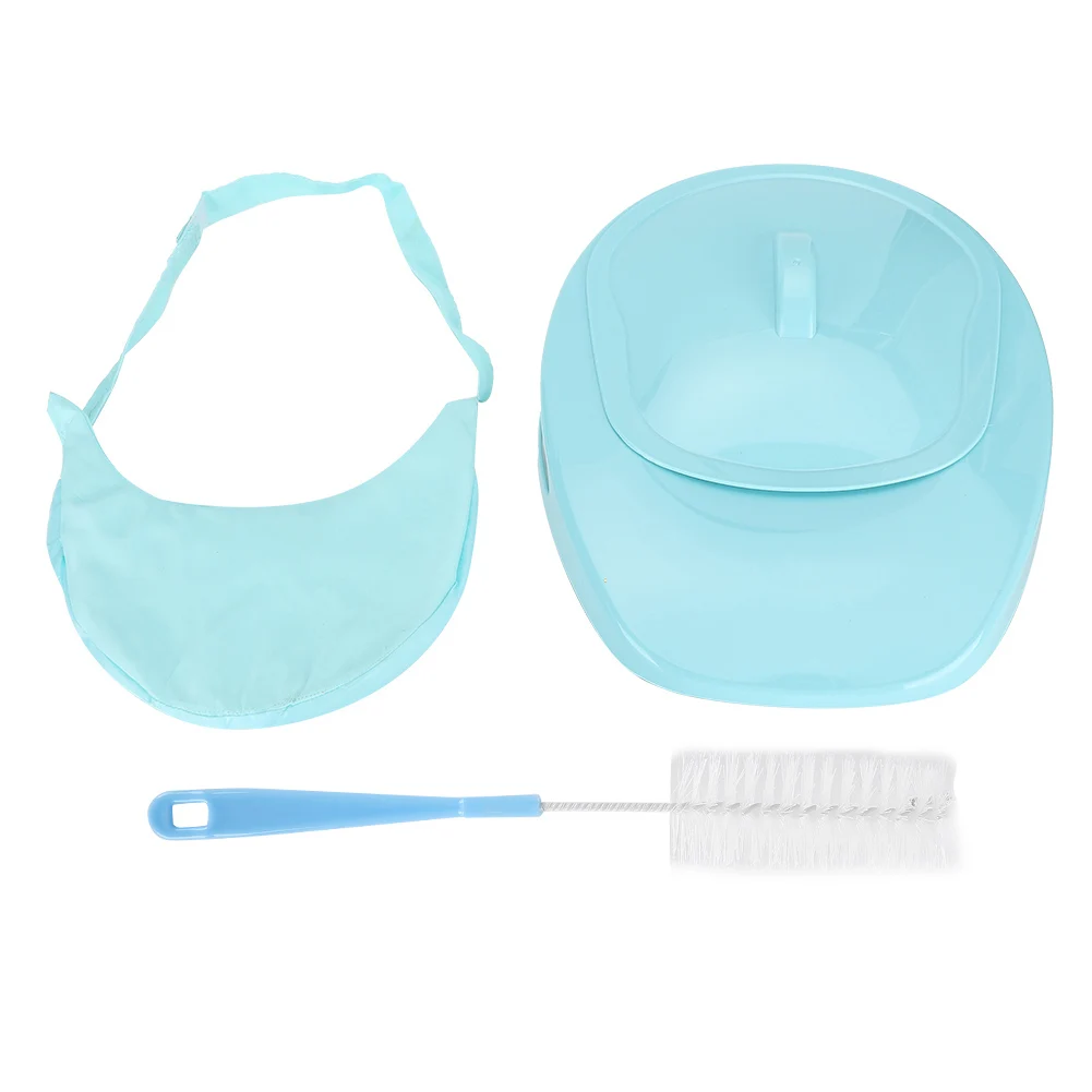 Portable Household Bed Toilet Bedpan with Cover for Bedridden Patients Pregnant Woman Elderly Paralyzed Disabled Care Bedpan 6