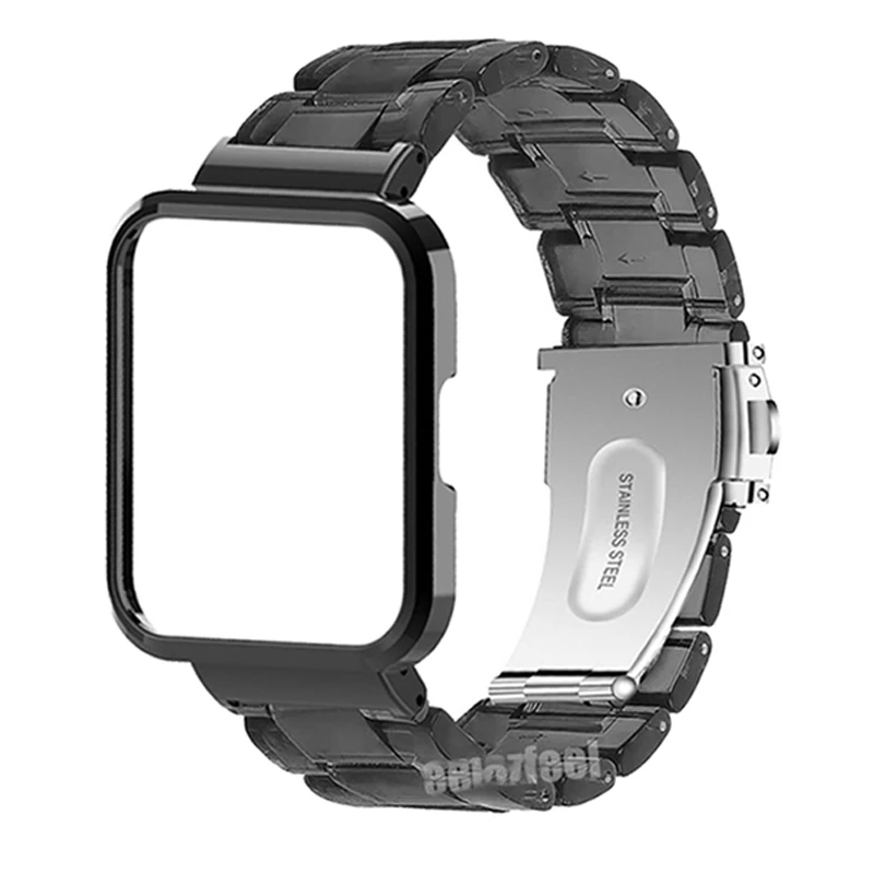 

Прозрачный полимерный браслет для Xiaomi Redmi Watch 2 Lite, защитный ремешок для Mi Watch 2 Lite, металлический корпус, бампер