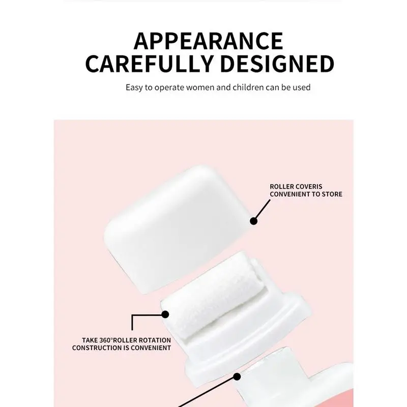 Wall Repair Paste Roller Wall Latex Paint 2-in-1 Roll On Repair Tool Small Roller Brushes Safe Latex Paint Waterproof