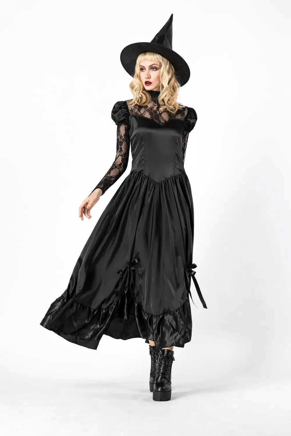 Robe Sorcière en Dentelle Sexy – photo 7