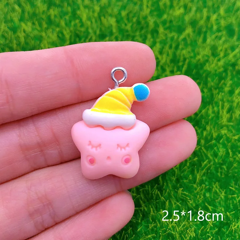 Clay Charms Pack Srars Charms In Fimo, Polymer Clay UK