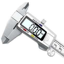 2022new 6 Polegada 150mm pinças digitais de aço inoxidável eletrônico digital vernier pinça de metal micrômetro ferramenta de medição pinça