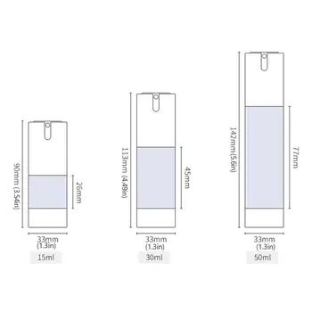 Facial Cream Skin Care Women Sub-Bottling Vacuum Lotion Bottle Cosmetic Container Airless Pump Bottles Liquid Foundation Bottle - Thumbnail 6