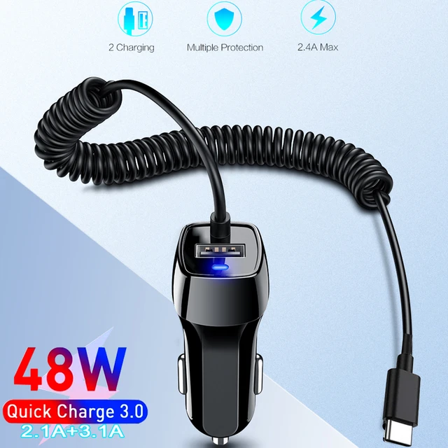 Car Adapter Charging Adapter for Cell Phone Charging Cable USB Car for  Apple iPh
