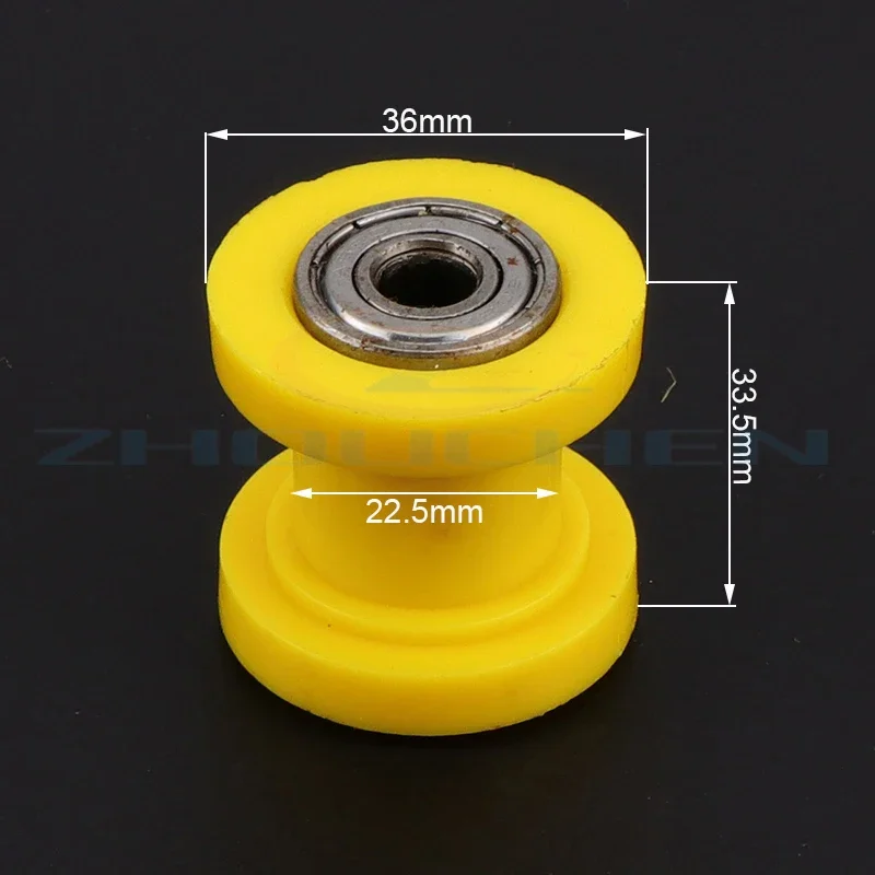1PC Motorcycle 10mm 8mm Chain Roller Pulley Tensioner Wheel Guide for Pit Dirt Bike ATV XR125 CRF50 KLX110 Motorbike