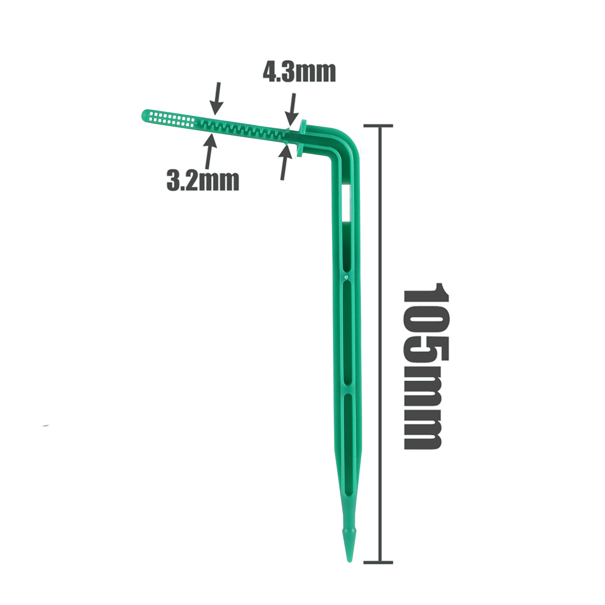 Blue Arrow Dripper for 3/5mm Hose Greenhouse Irrigation System Curved Arrows Emitter Automatic Watering Pipe Dripper 500 Pcs plants irrigation kits drip irrigation garden dripper