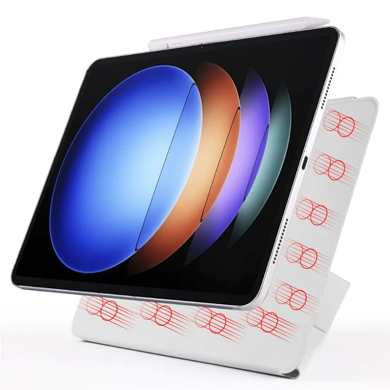 Ultra Slim Magnetic Detachable Tablet Case with Stand
