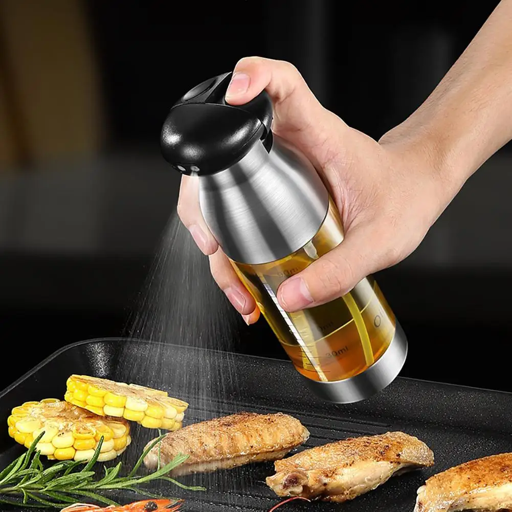 

BBQ Cooking Olive Oil Sprayer Kitchen Accessories Baking Oil Spray for Air Fryer Salad Vinegar Oil Bottle Dispenser