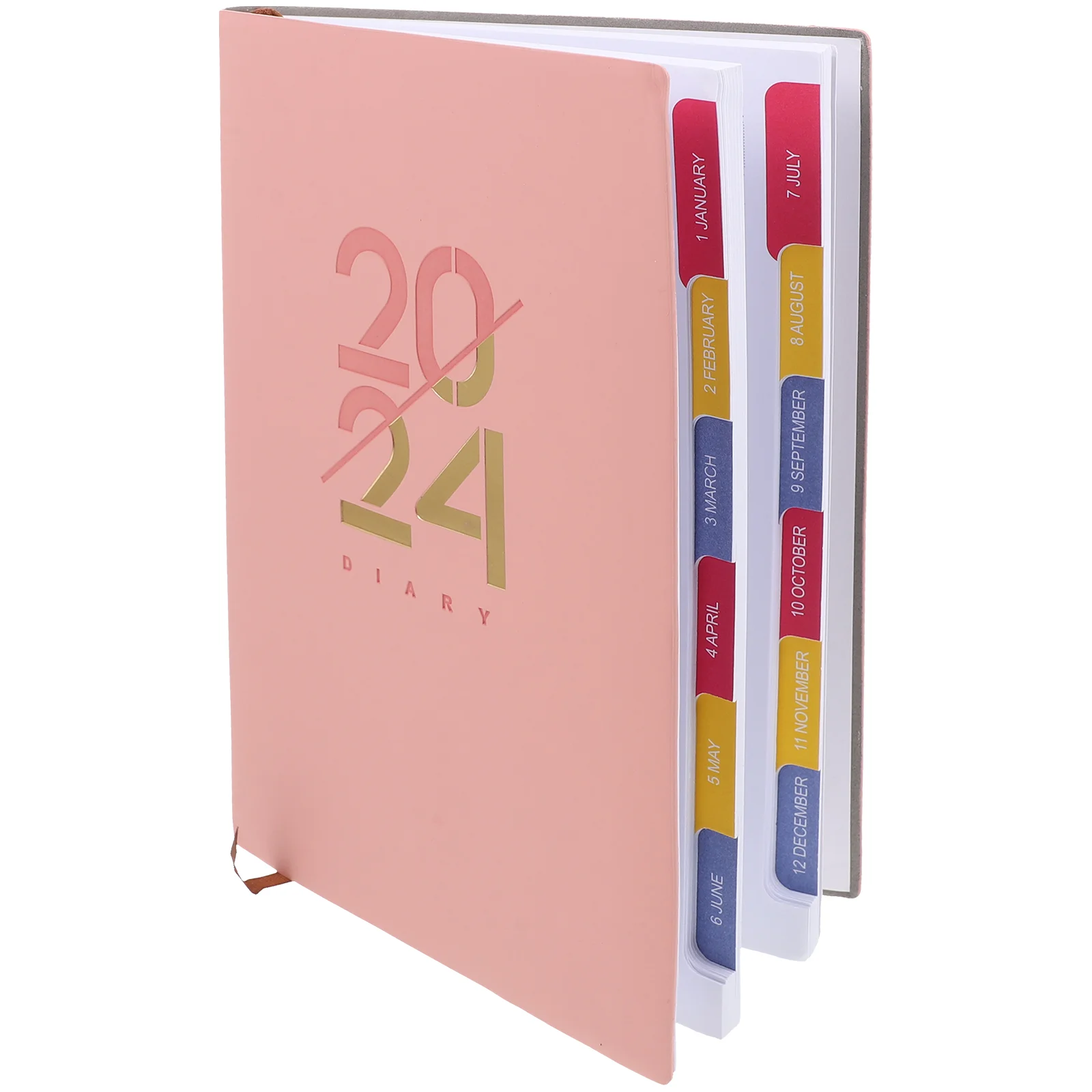 

Notebook English Daily Academic Planner Note Taking Book Portable Planner for Schedule Agenda 2024