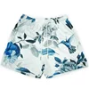 Summer New Men's Shorts Rose Design Casual Shorts Street Hip Hop Fitness Quick Dry Mesh Fabric Breathable Embroidered Shorts 4